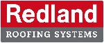 Redland Roofing Systems logo, approved roofing materials supplier